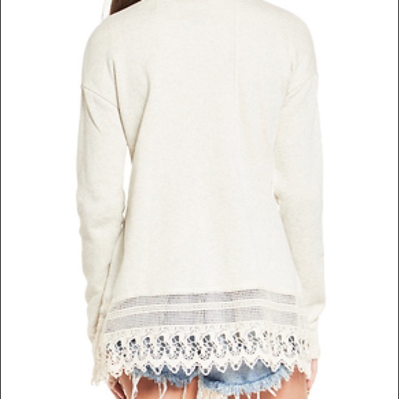 Jack by BB Dakota Crochet Trim Cardigan - Picture 2 of 7